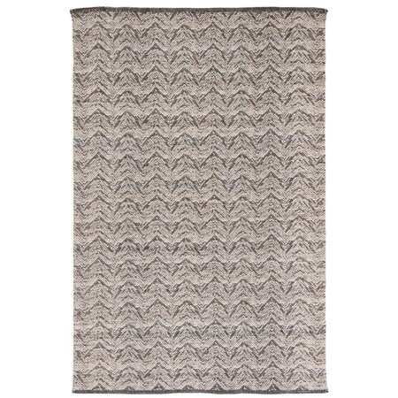 Safavieh 6 x 6 ft. Kilim Contemporary Flat Weave Square Rug Beige & Black KLM729B-6SQ